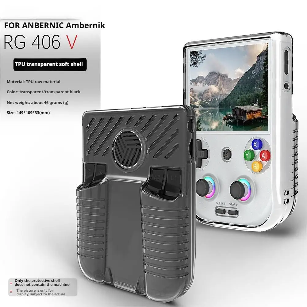 Transparente Schutzhülle für Anpai Nick RG406V Handheld Game Anti-Fall Anti-Kratz-Schutzhülle Zubehör Image