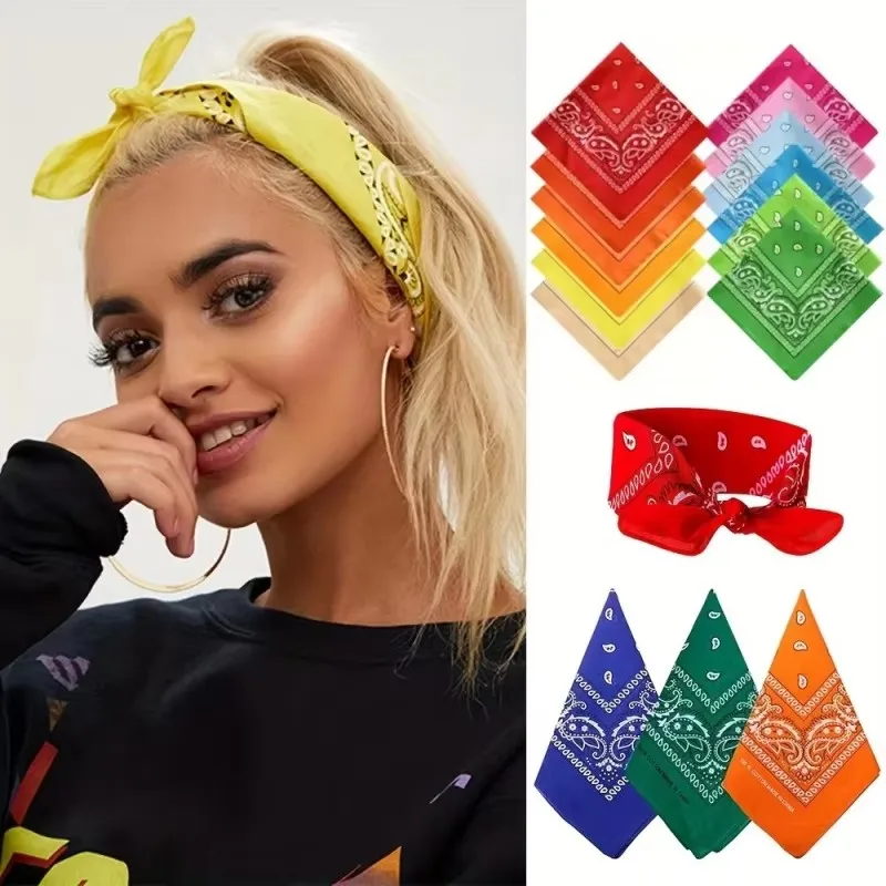 20/10/1 Stück Hip Hop Bandana Mode Outdoor Stirnbänder, Haarbänder, Armbänder, Haarschals, hochwertige Haar-Accessoires