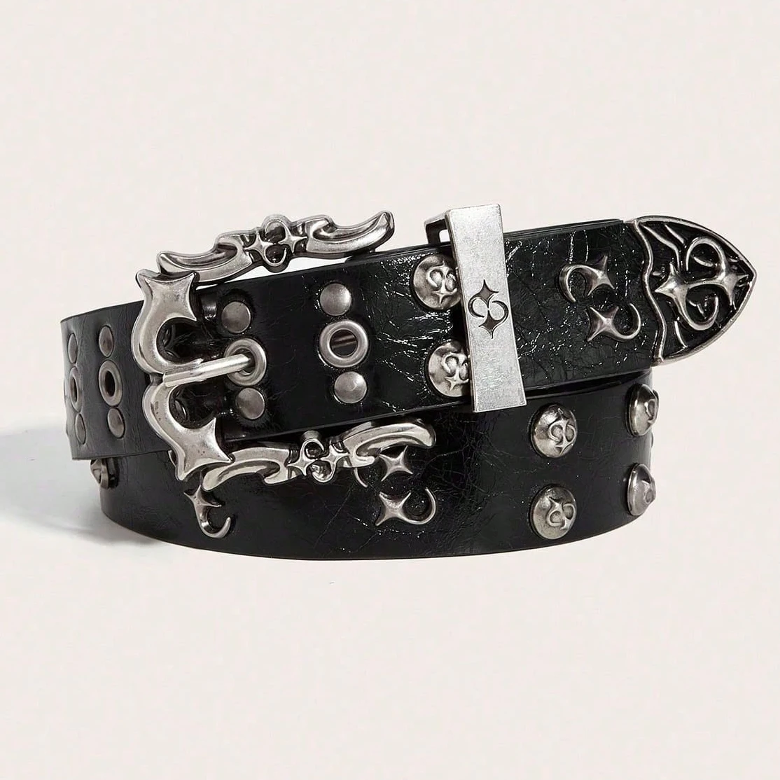 2026 Neu 1 Stück Retro Herren-Gürtel im Bohemian-Stil - Modischer Personalisierter Gürtel für Männer und Frauen Punk Rock Y2K Gürtel - Für Jeans Image