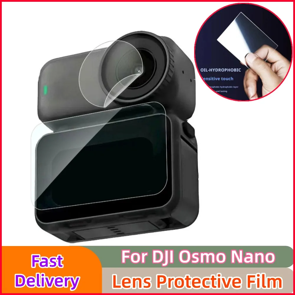 Für DJI Osmo Nano Objektiv Schutz Film Kamera Anti-scratch Gehärtete Film HD Schutz Film Anti-Scratch Weiche Schutzhülle Image