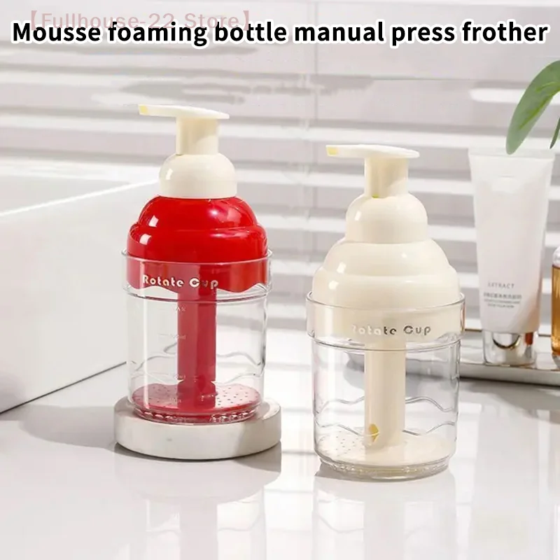 【MAX-22】Mousse-Schaumflasche, manuelle Pumpflasche für Gesichtsreiniger, Handseife und Duschgel, Dosierflasche Image