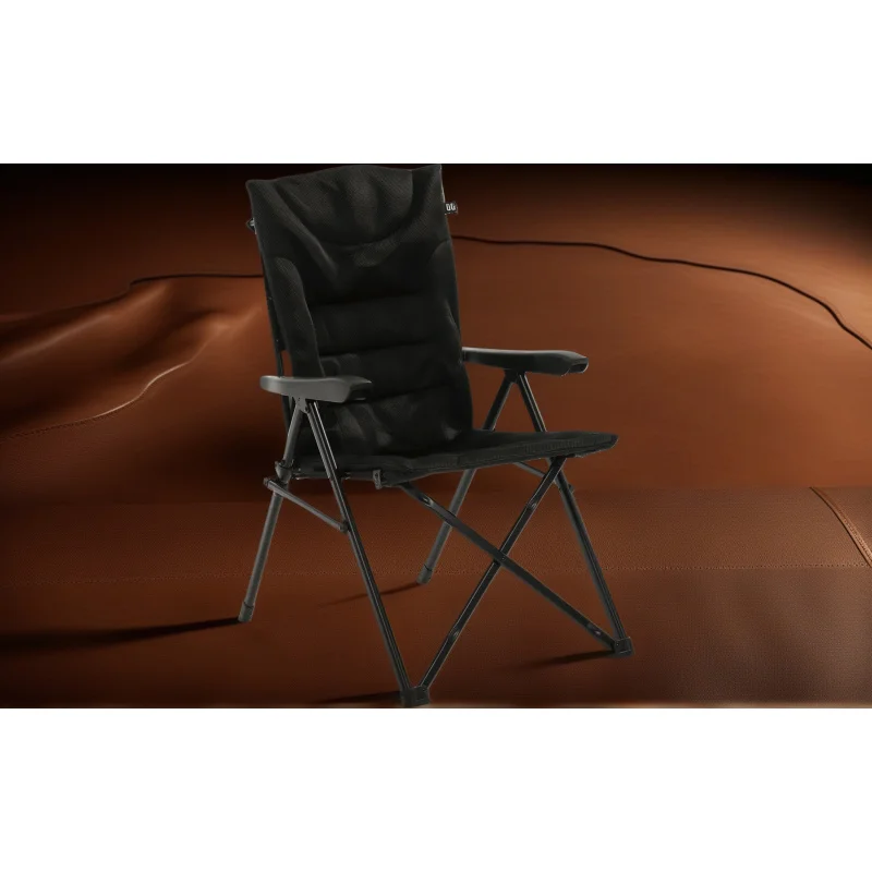 Travellife Barletta Cross Campingstuhl Klappbar Dunkelgrau