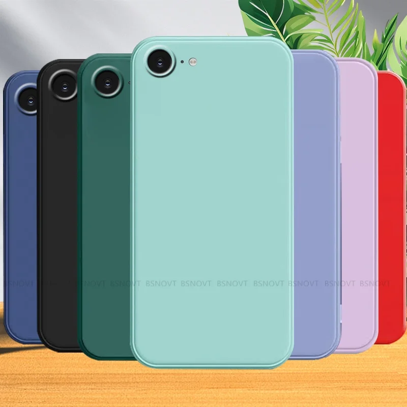 Für iPhone 17e Hülle Cover iPhone 17e Capas Weiche Stoßfeste Handyhülle Rückenschutz Flüssiges Silikon Original Fundas iPhone 17e Image