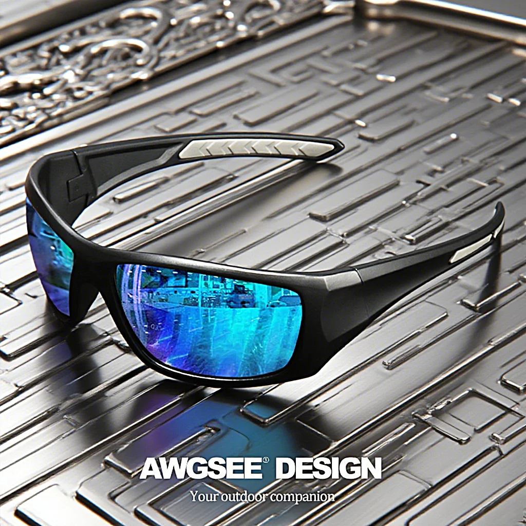 Neue polarisierte Sport-Sonnenbrille für Männer und Frauen, Jugend, Baseball, Radfahren, Laufen, Fahren, Angeln, Golf, Motorrad, TAC-Brille Image