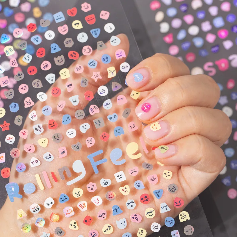 1 Blatt kleiner Mini-Etikettenaufkleber, praktischer dekorativer Aufkleber für Tagebuchmarkierung und Artikelklassifizierung Image