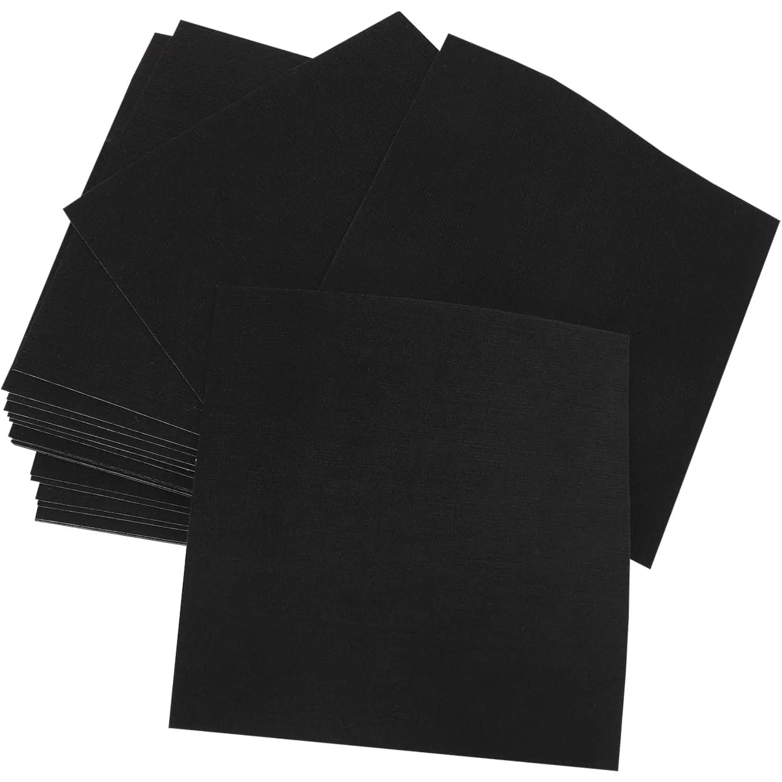 BYMAOCAR Quadratischer Teppichboden, 20 Stück, Teppichfliesen, selbstklebend, rutschfester Bodenbelag, schalldichter Teppichboden, 50 x 50 cm, Schwarz