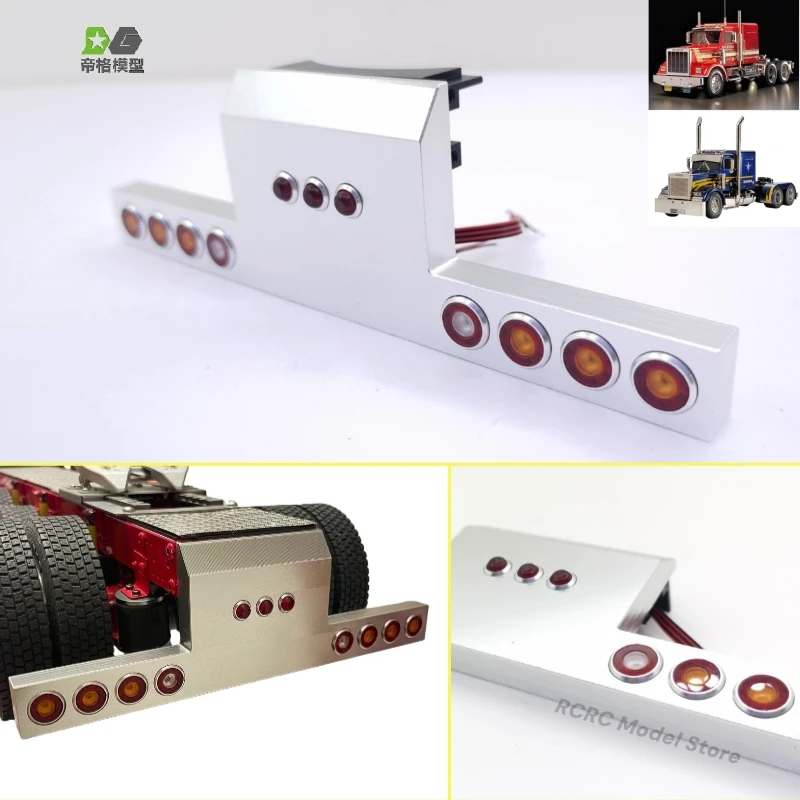 1/14 RC Spielzeug Lkw CNC Metall Angel Eye Rücklicht Rücklicht Für Tamiya King Hauler Grand Hauler 1/14 Rc Traktor Lkw Teile