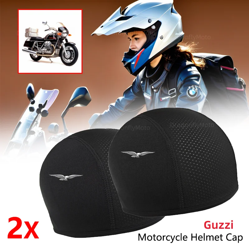 Für Moto Guzzi Breva 850 1100 1200 GRISO BREVA 1100 NORGE Motorrad-Sturmhauben, Helm, innerer schweißableitender Hut für Männer und Frauen Image