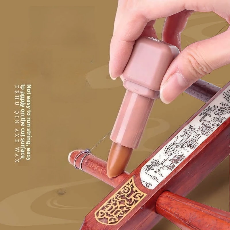 Geigen- und Erhu-Saitenwachs: Rutschfeste Creme zur Erhöhung der Reibung und Verhinderung von Saitenlösen für Banhu und Pipa Image