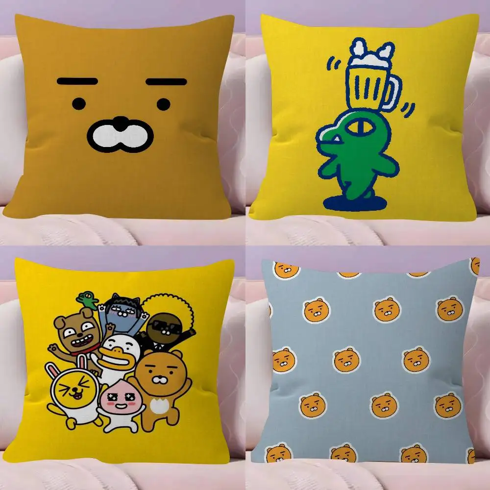 Cartoon Lustig Niedlich K-KAKAO Personalisierter Kissen-Staubschutz Schlafzimmer Kinder Party Dekoration Kissenbezug Geburtstag Kinder Geschenk Image