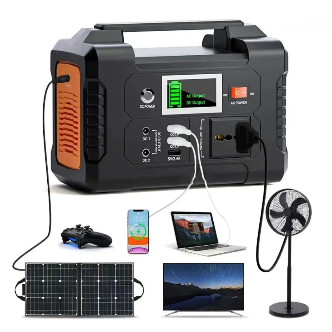 Günstiger Preis Kleine 1kwh 2kwh Lithium Tragbare Energie Lagerung Outdoor Power Bank Station Backup Tragbare Solar Generator Image