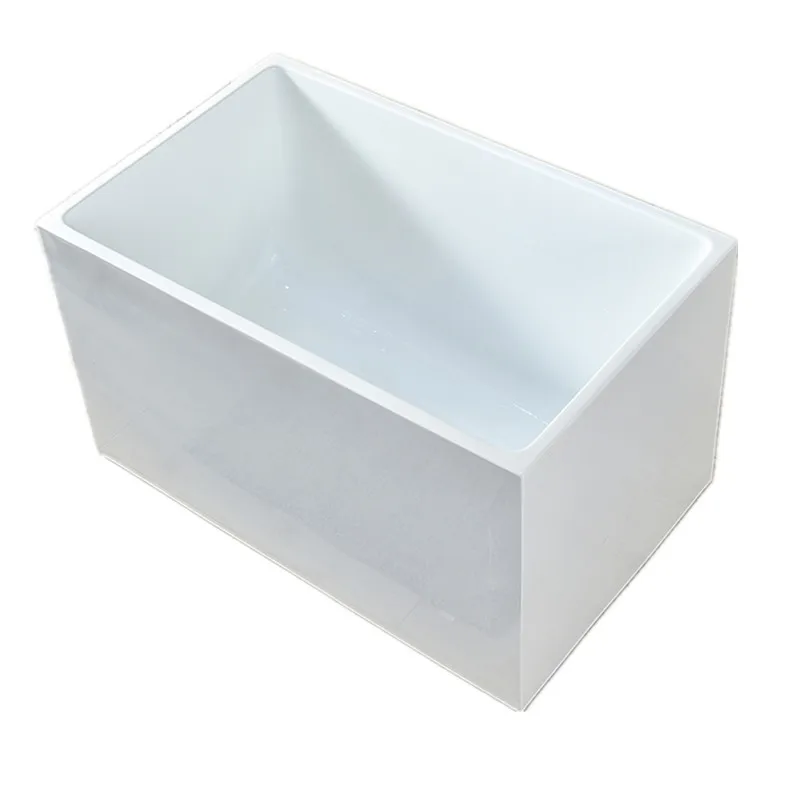 Acryl-Badewanne für kleine Wohnungen, freistehend, wärmeisolierende Badewanne
