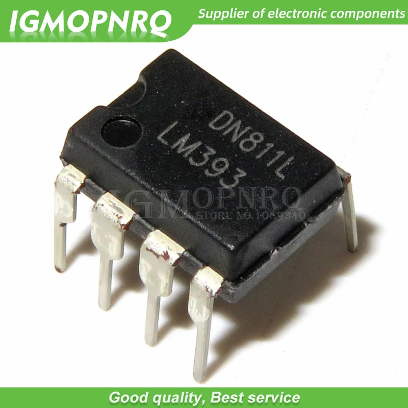 10PCS LM393P DIP8 LM393 DIP LM393N 393 DIP-8 neue und original IC Image