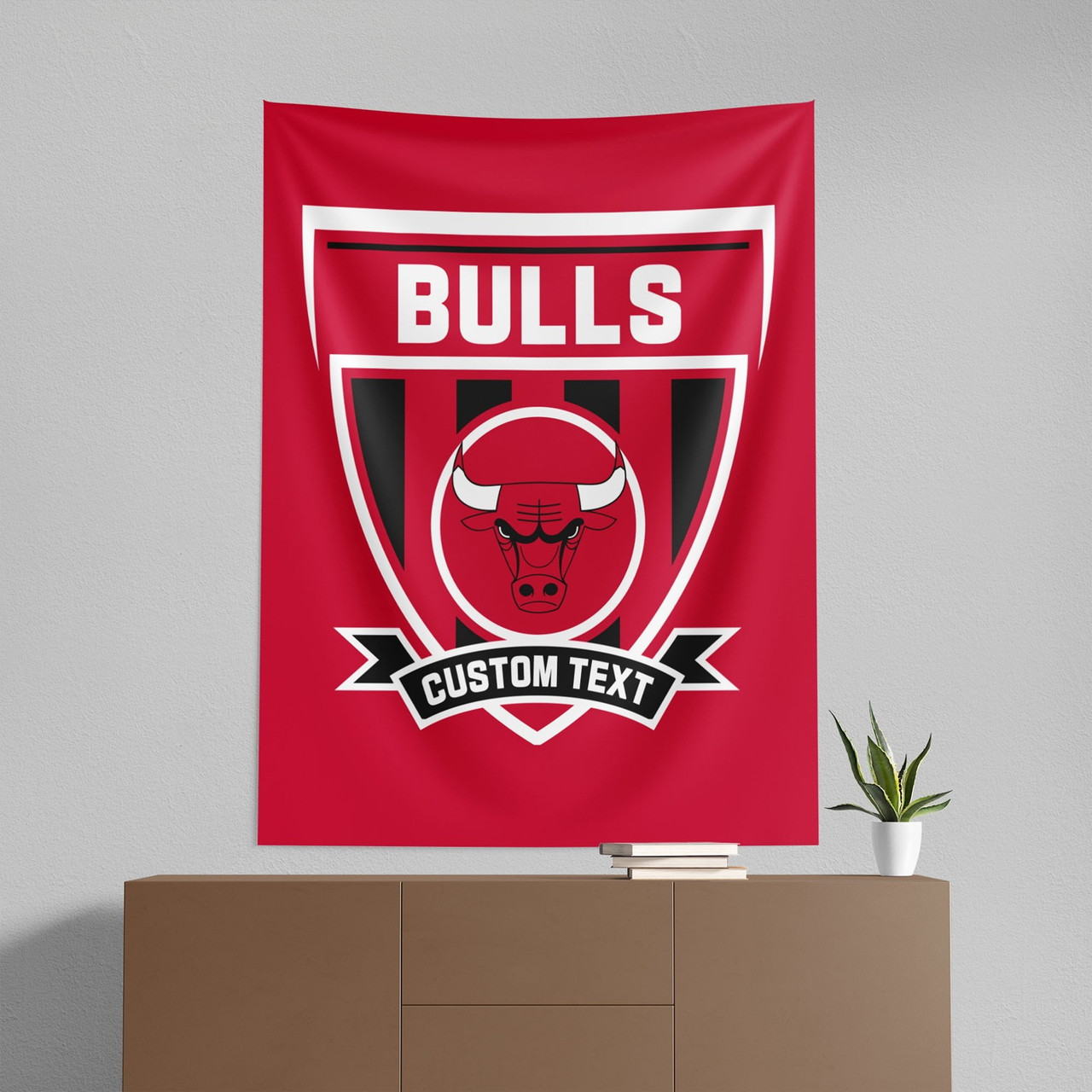 Chicago Bulls 50" x 60" Allegiance Personalized Wall Hanging
