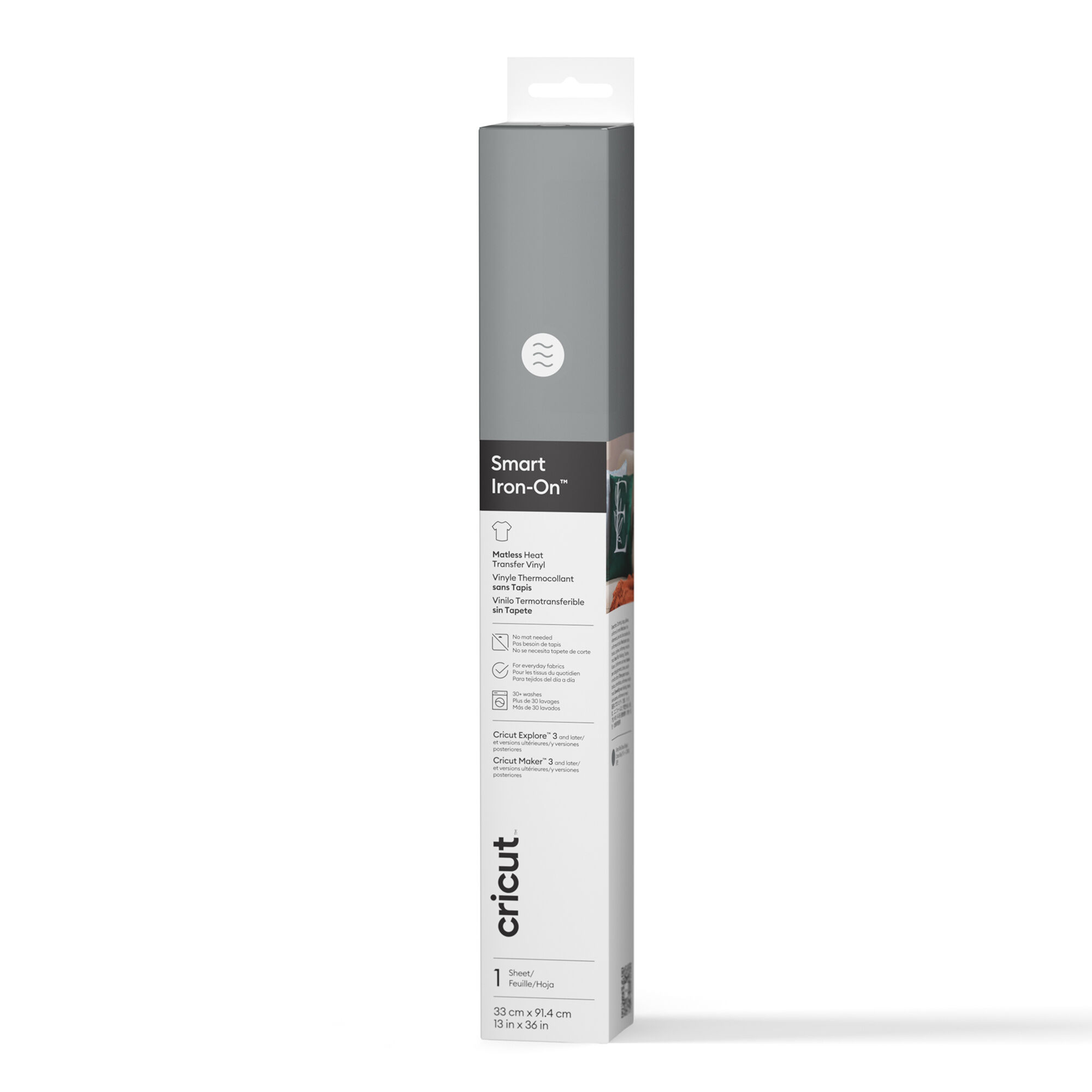 Cricut Smart Iron-On | 3 ft | Gray