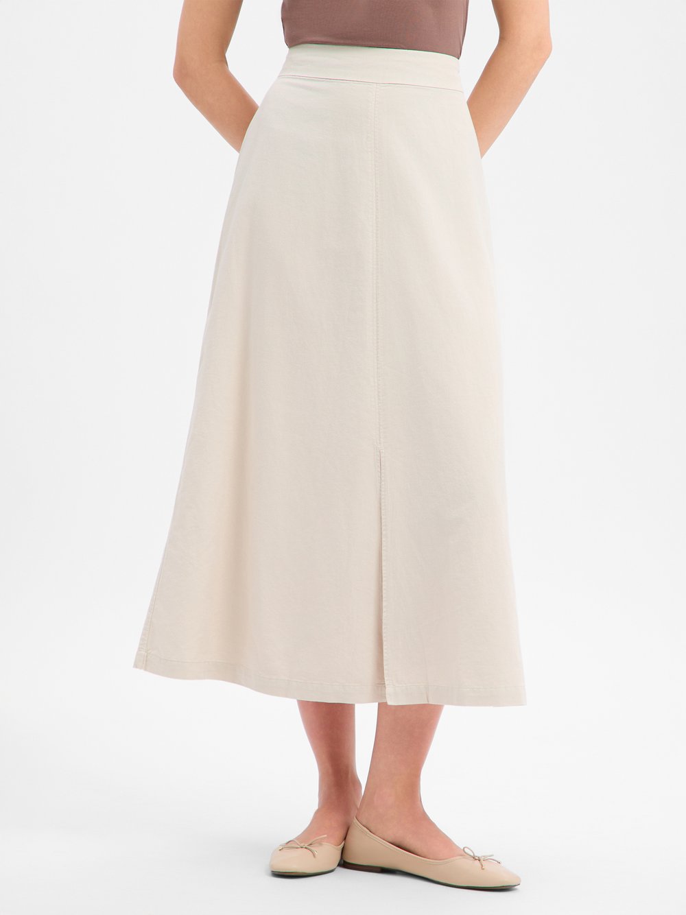 Marc O'Polo Midirock Damen kitt, 38