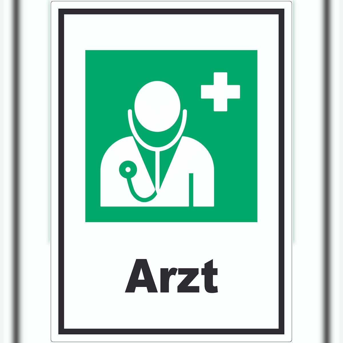 HB-Druck Arzt Aufkleber A4 (210x297mm) Image