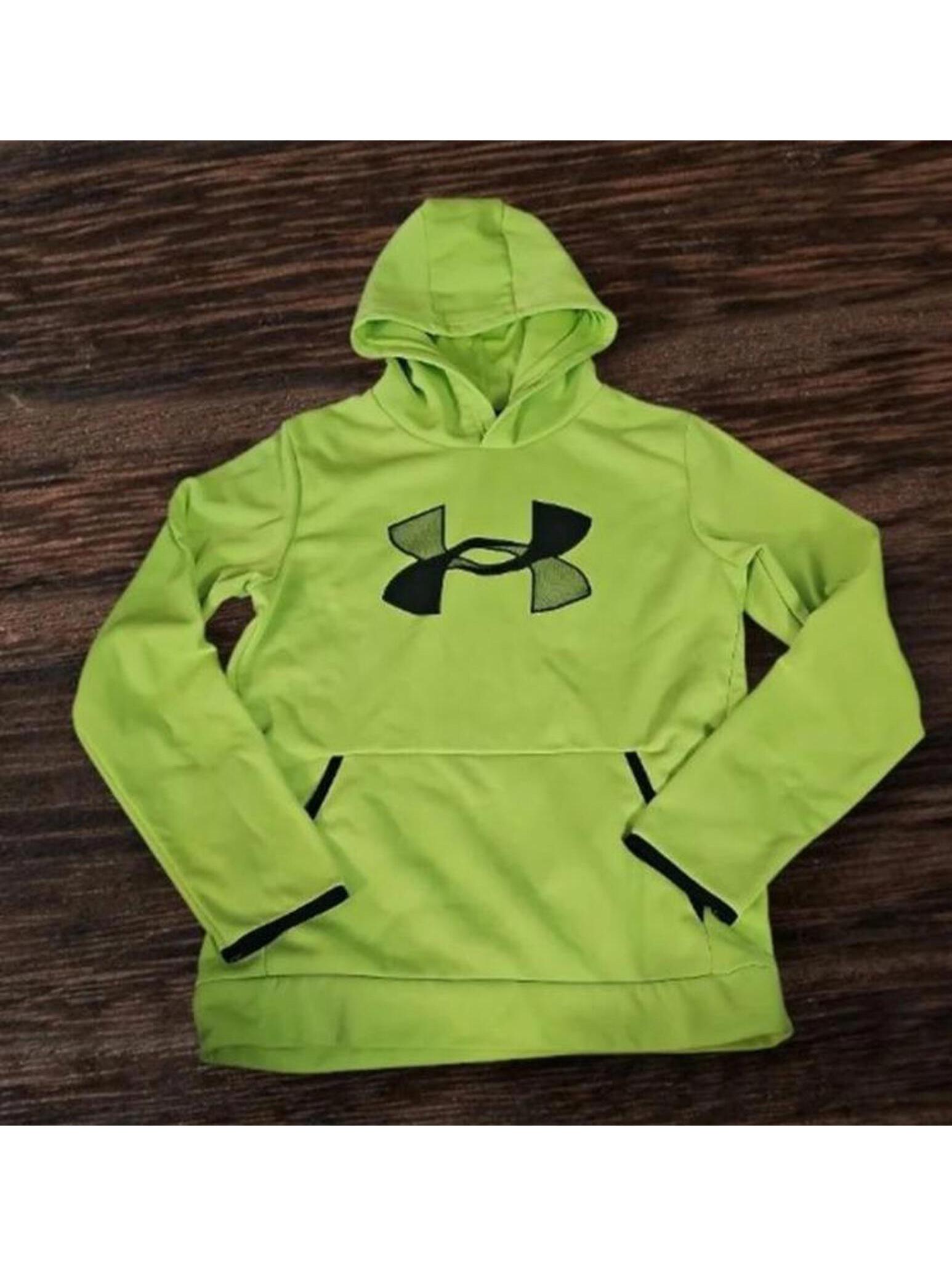 Under Armour Other | Designer Boys Large Clothes Under Armour Lime Green Bright Yellow Hoodie | Color: Green | Size: L