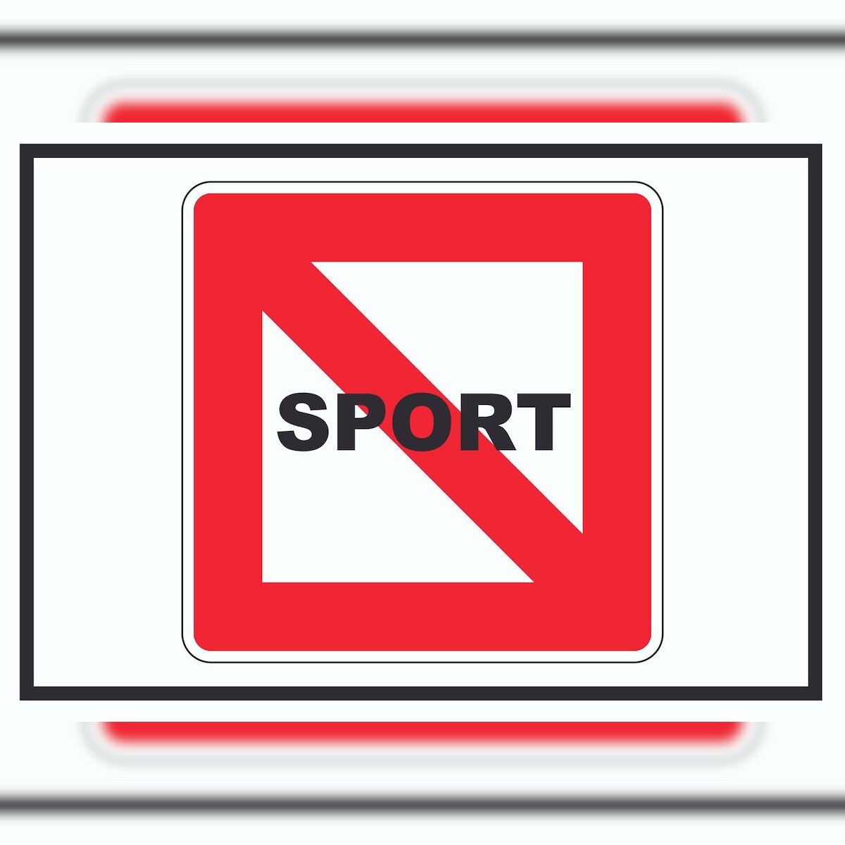 HB-Druck Fahrverbot für Sportboote Symbol Sportfahrzeuge verboten A1 (594x841mm) Image