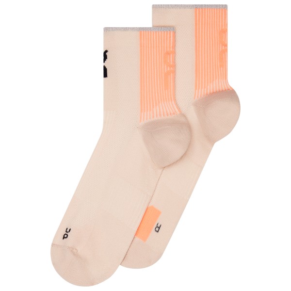 On - Performance Run Sock Mid - Laufsocken 35-37 - EU: 35-38,5 beige