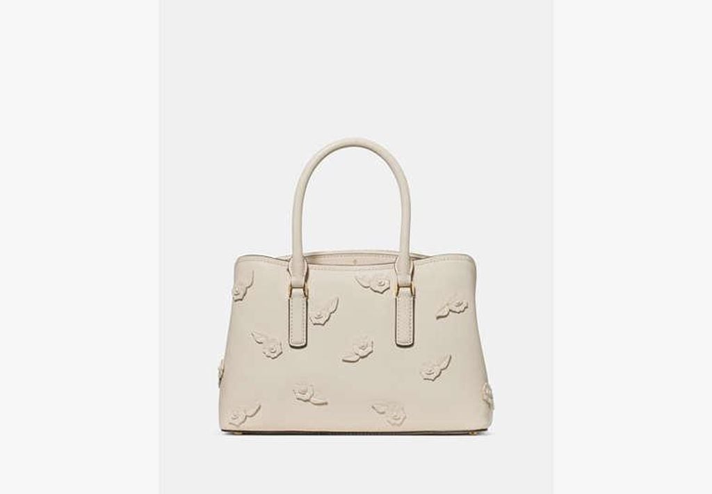 Thompson Street Floral Small Satchel Bag - Black - Kate Spade Satchels