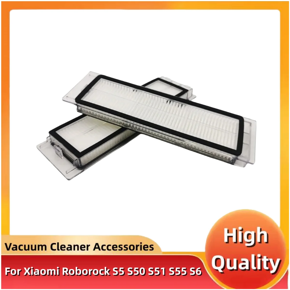 Filtro Hepa per Xiaomi Roborock S5 S50 S51 S55 S6 S5 Max S6 MaxV S6 sostituzione pura spazzatrice sottovuoto filtro lavabile pezzo di ricambio