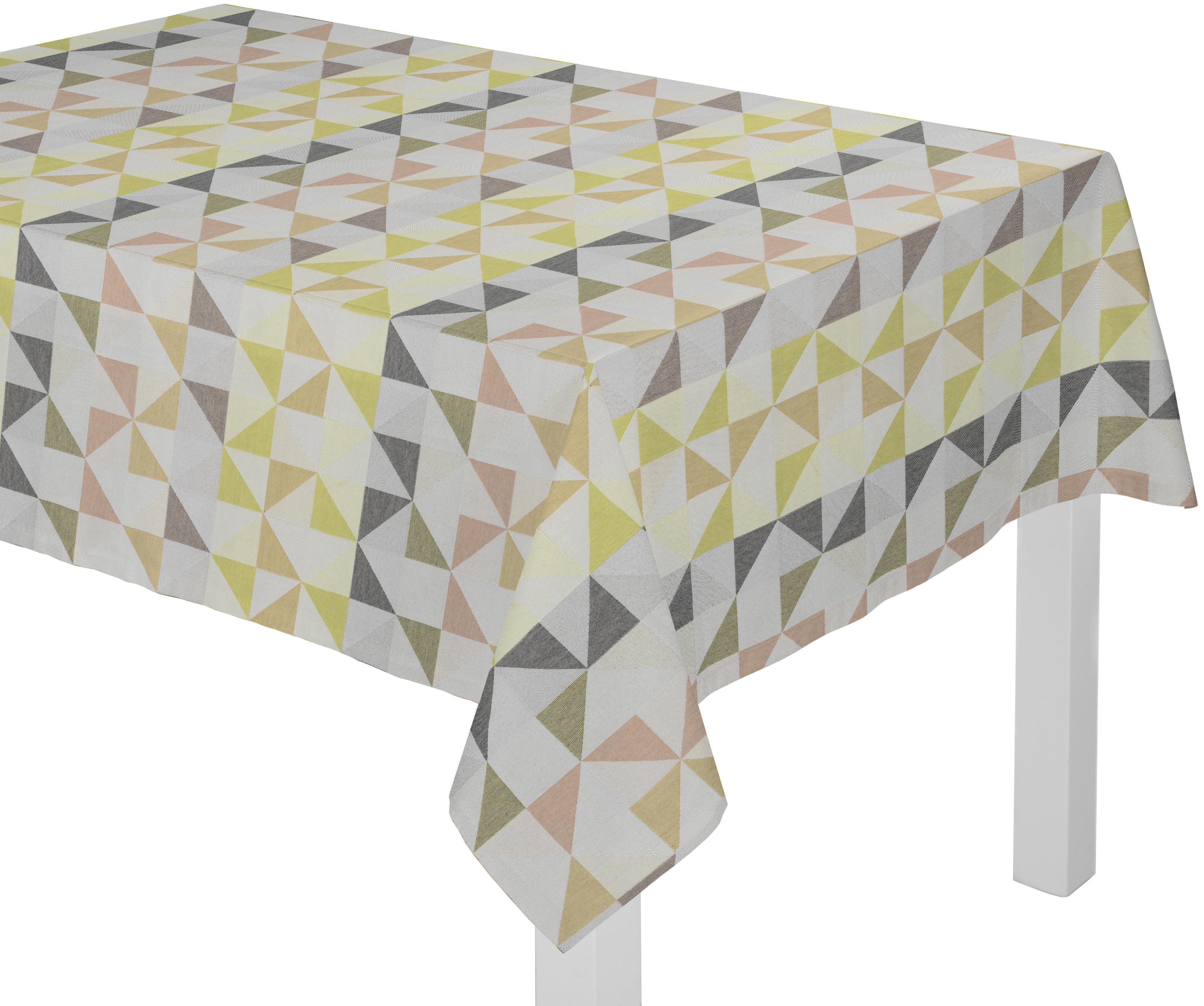 Tischdecke WIRTH "BERLARE" Gr. 5, grün, B:130cm L:220cm, Baumwolle, Polyester, Tischdecken, Tischdecke Image