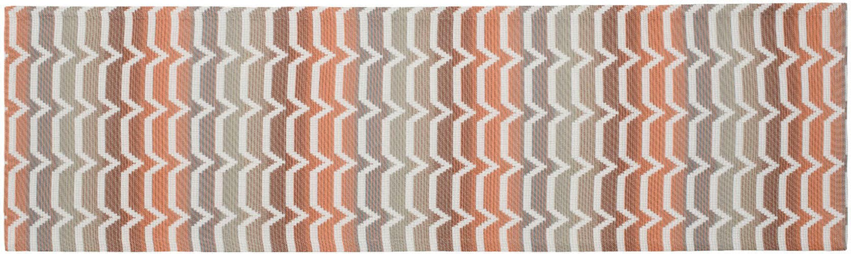 Tischläufer GÖZZE "Naxos" Gr. 1, orange (apricot, braun, taupe), B:135cm L:40cm, Polyacryl, Polypropylen, Tischdecken Image