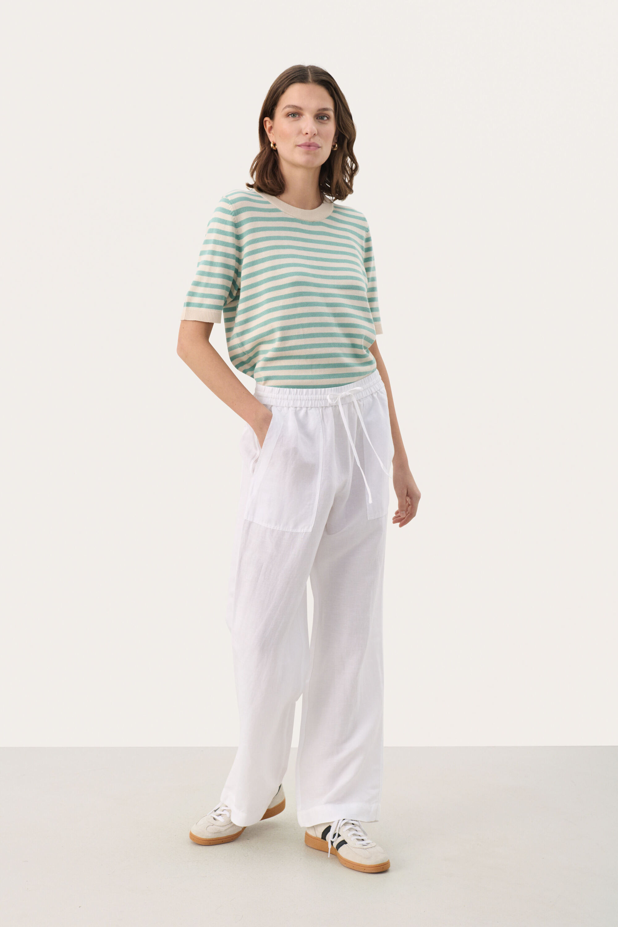 Casual Hose Casual fit Bright White EU 36 / UK 8