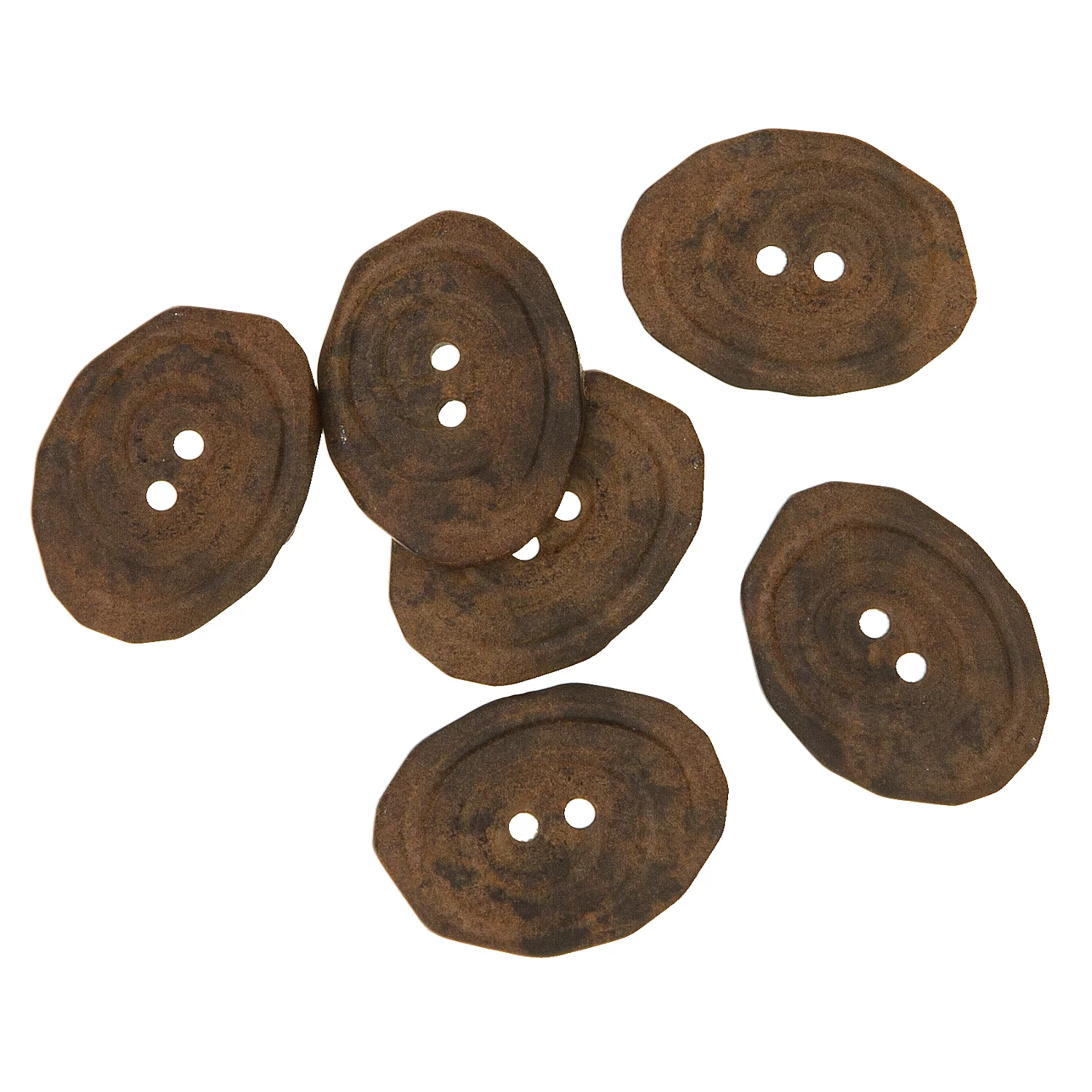 Dill Holzknöpfe, Größe: 25 mm, Inhalt: 6 Stück