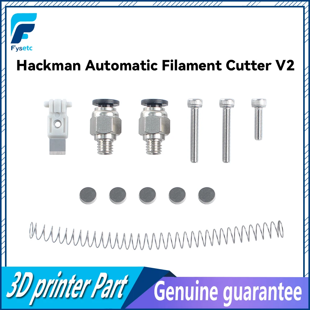 Verbesserter Hackman Automatischer Filamentschneider V2 mit Rückholfeder und kompaktem Design für 3D-Drucker, austauschbare Teile Image