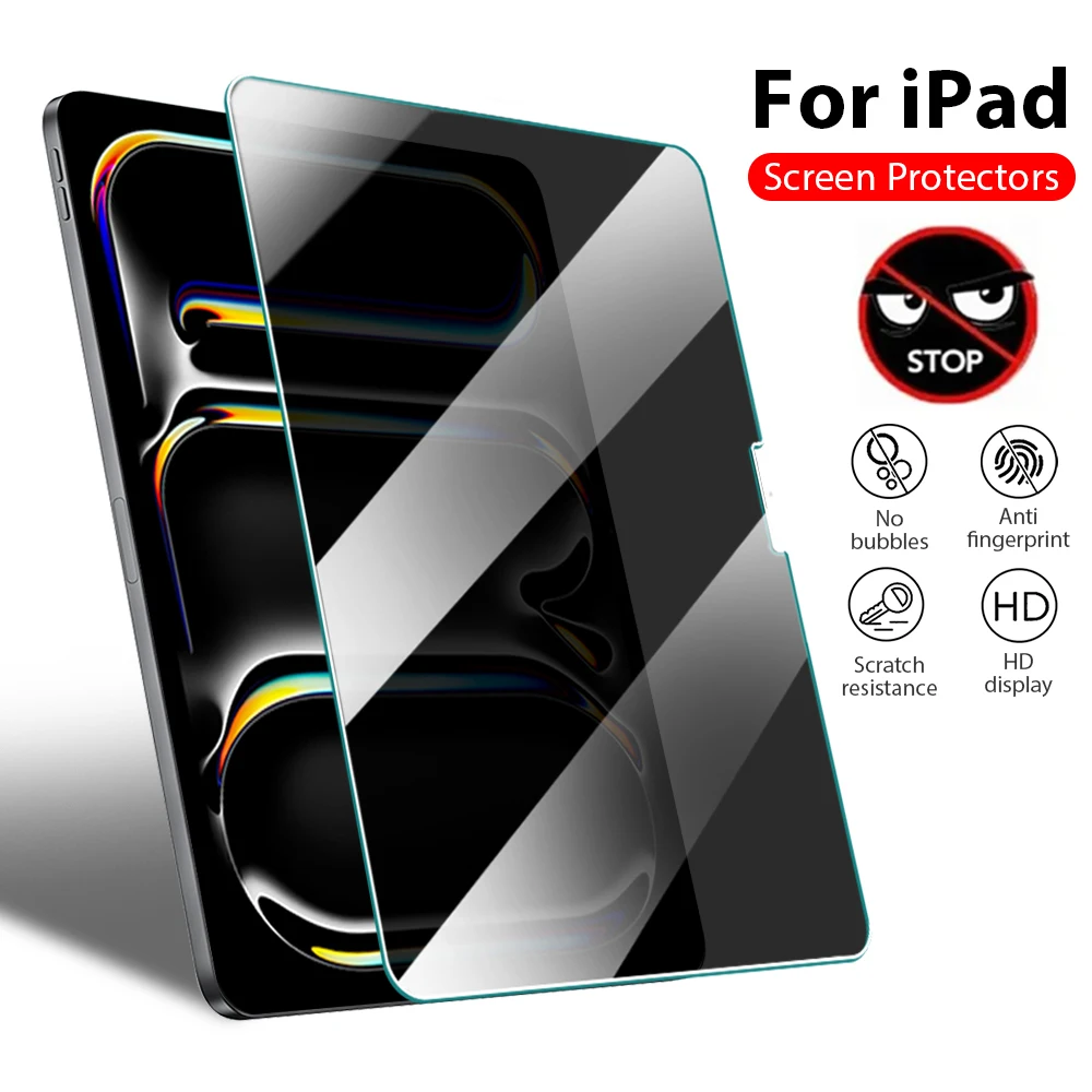 Sichtschutz glas für iPad Pro 12,9 11 13 10,2 6. 9. 10. Generation Displays chutz folie für iPad Air 5 4 7. 8. Mini 6 Anti-Peep-Film Image