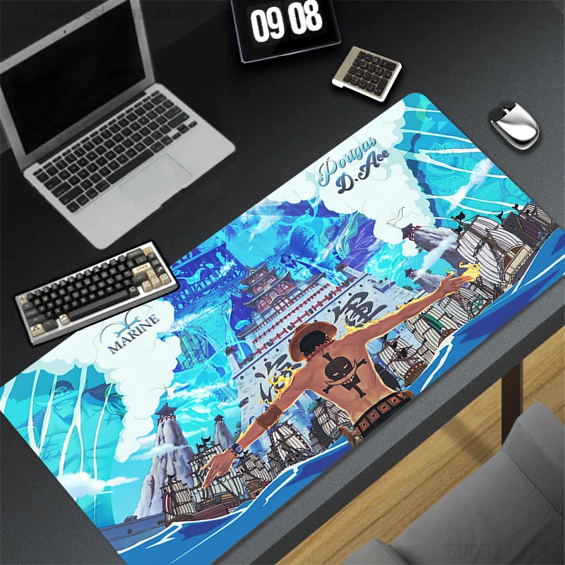 Gaming-Mauspad, Rutschfeste Tischunterlage, Laptop-Mauspad, Gamepad, PC-Anime, Erweiterte Desktop-Mausmatte Image