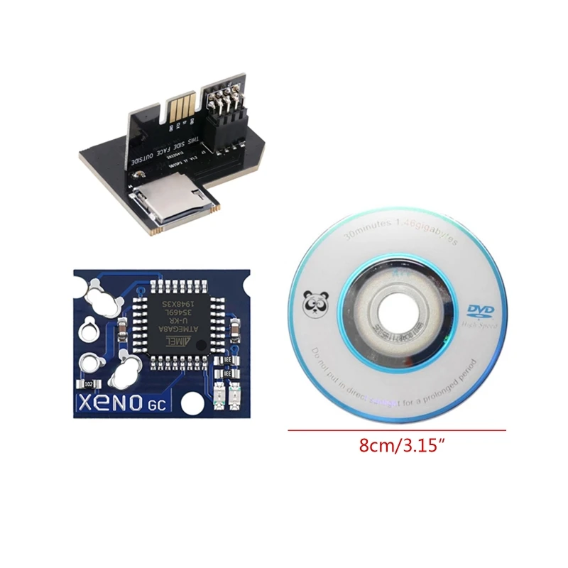 Kompatibel mit NGC NTSC Gamecube Spielzubehör-Kit SD2SP2 Micro SDCard Adapter Disc DVD Xeno GC Chip Gaming Set Y3ND Image