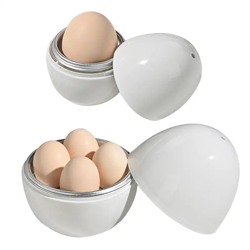 Eierkocher für Mikrowelle, Mikrowelle, Eierkocher, Rapid Eierkocher für hartes, weiches, gekochtes Ei, Eierkocher, Küchenhelfer Image
