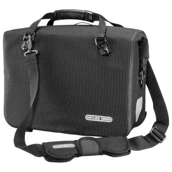 Ortlieb - Office-Bag High-Vis QL3.1 - Gepäckträgertasche Gr 21 l grau/schwarz