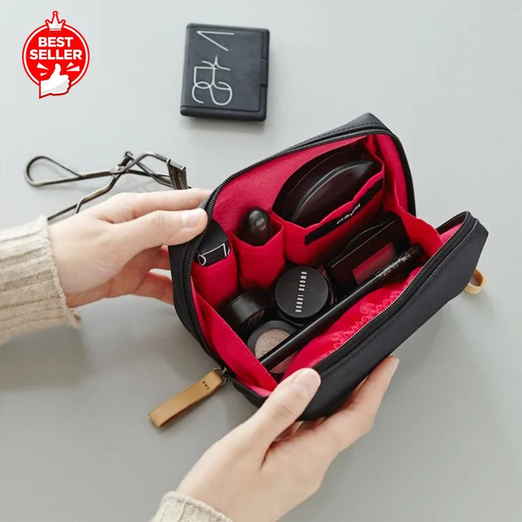 Wasserdichte Kosmetiktasche für Frauen, Reise-Make-up-Organizer, tragbare Kulturtasche, Schmuckaufbewahrung, Badezimmerzubehör Image