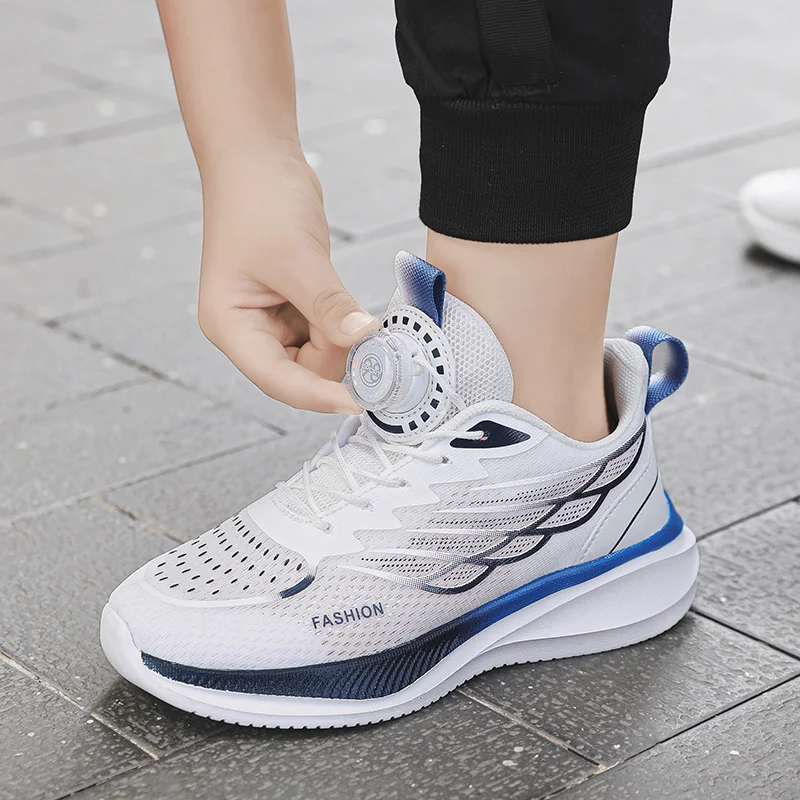 Kinder-Laufschuhe für Jungen, modische, lässige Wanderschuhe, atmungsaktive, leichte, bequeme Sportschuhe für Kinder, Größe 31–40