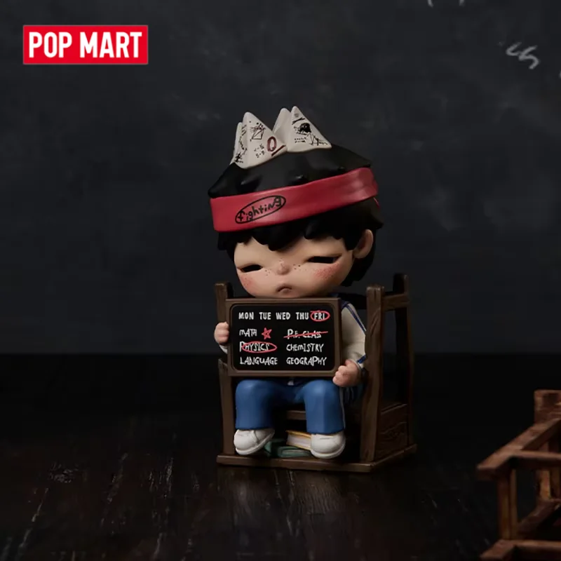 POPMART Hirono TAMED WILDGRASS Serie Mystery Box Original Blind Box Überraschungsspielzeug Anime-Figur Desktop-Ornamente Modell Image