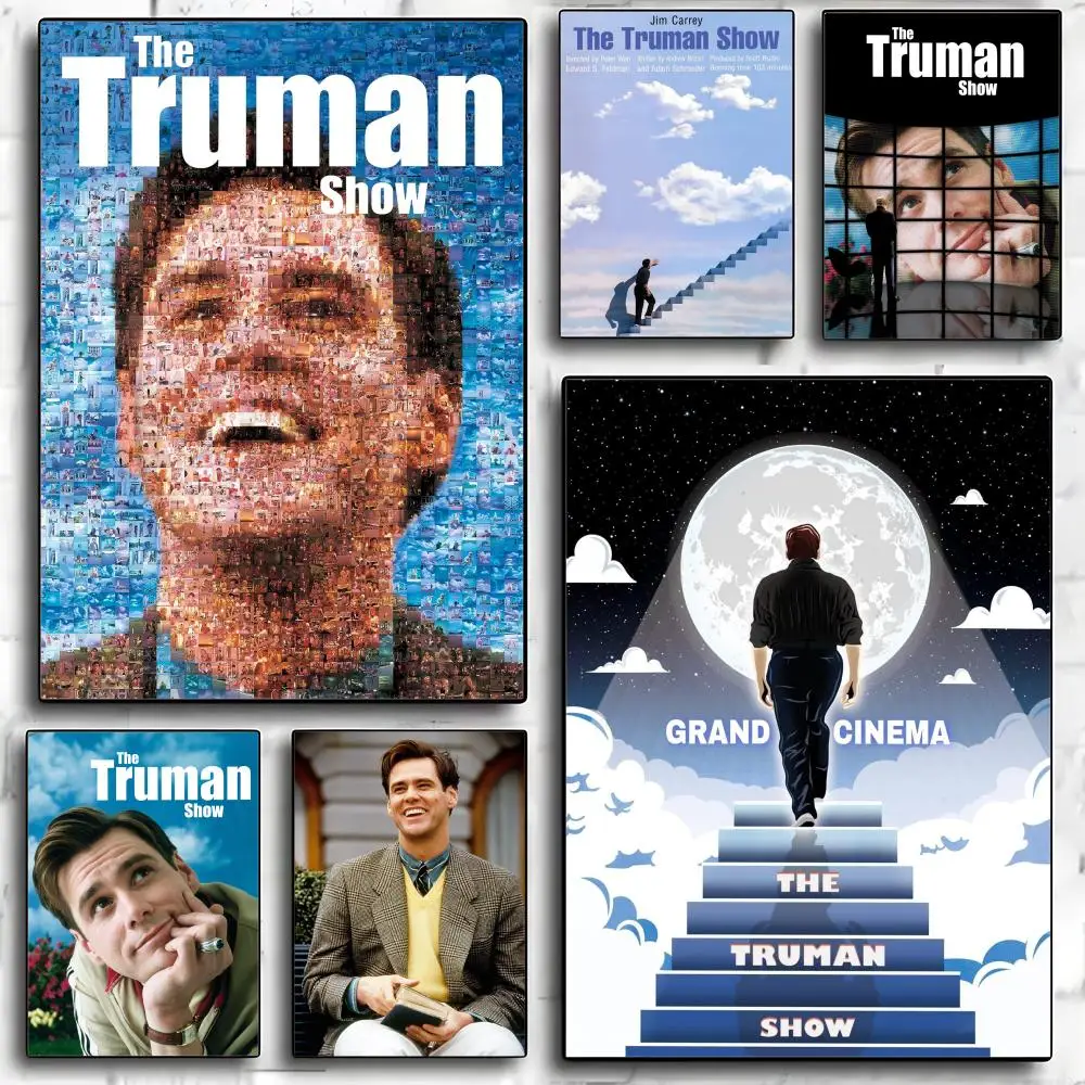 Film-Poster „The T-Truman Show“, dekorative Wandkunst-Aufkleber, Wandbild, Fotodruck für Zuhause, Wohnzimmer, Flur, Dekoration Image
