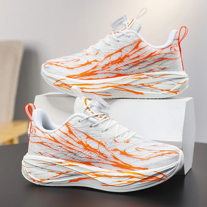 2025 neue Ankunft Kinder Turnschuhe für Jungen Air Mesh Atmungsaktive Laufsportschuhe Kinder Mädchen Flache Freizeitschuhe Große Größe 40