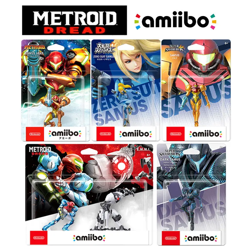 Nintendo Switch Amiibo Figur Super Dark Smash Ridley Zero Suit Metroid für NS Wii U 2er-Set Asiatische Version Regionsfrei Image