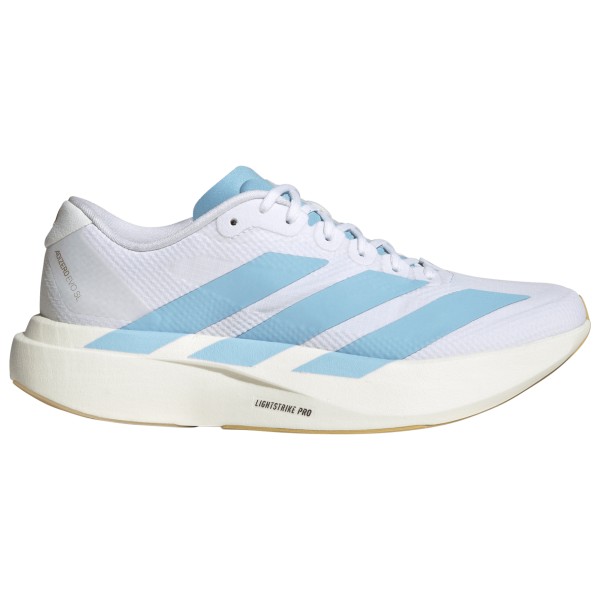 adidas - Women's Adizero Evo SL Woven - Runningschuhe 39 1/3 | EU 39 weiß/ matte gold