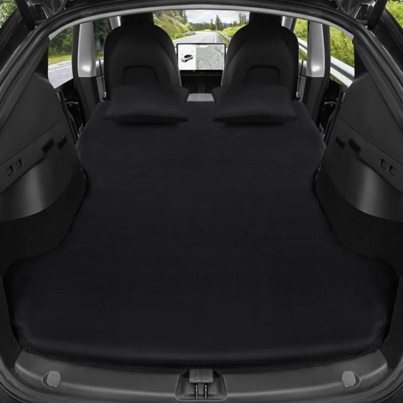 Geeignet für Tesla Modell 3 Modell Y Auto aufblasbare Matratze tragbare Outdoor Camping Luftmatratze Auto Kofferraum Reisebett