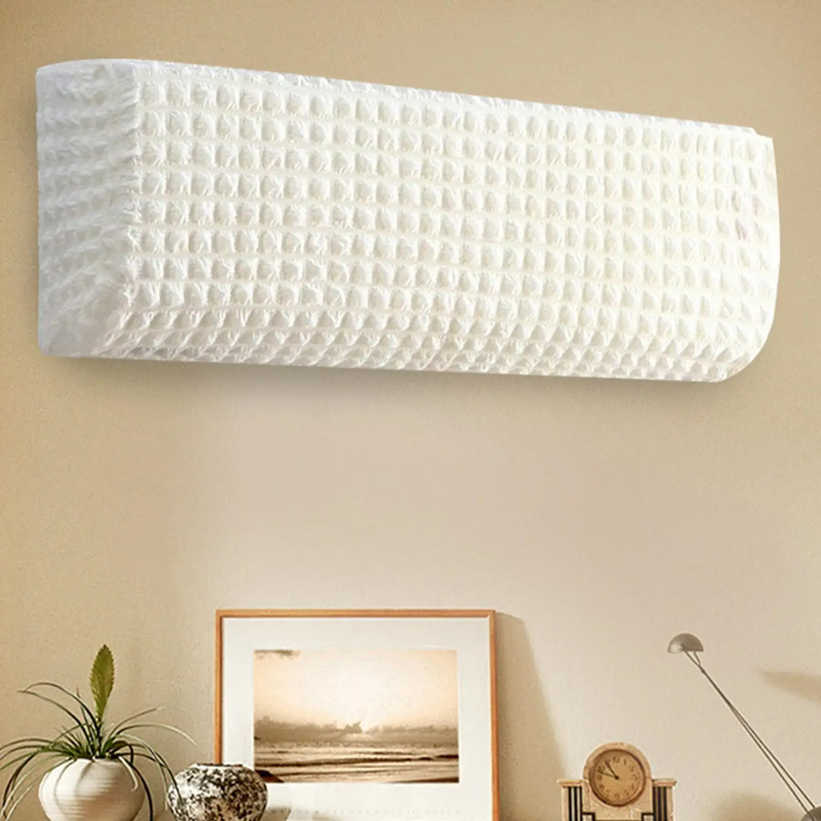 Staubschutzhülle für Klimaanlagen für Wandeinheiten, waschbar, einziehbar, Klimaanlagen-Schutzhülle, stilvolles Design, All-Inclusive Image