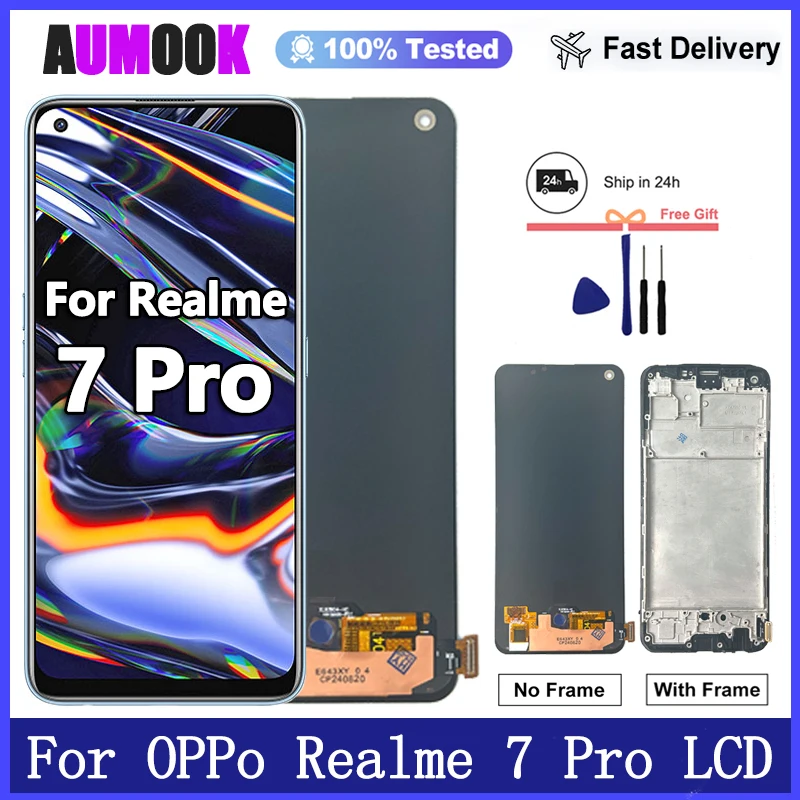 Neues Display für Oppo Realme 7 Pro LCD-Display Touchscreen-Digitizer-Baugruppe für Realme 7 Pro RMX2170 Display-Ersatz Image
