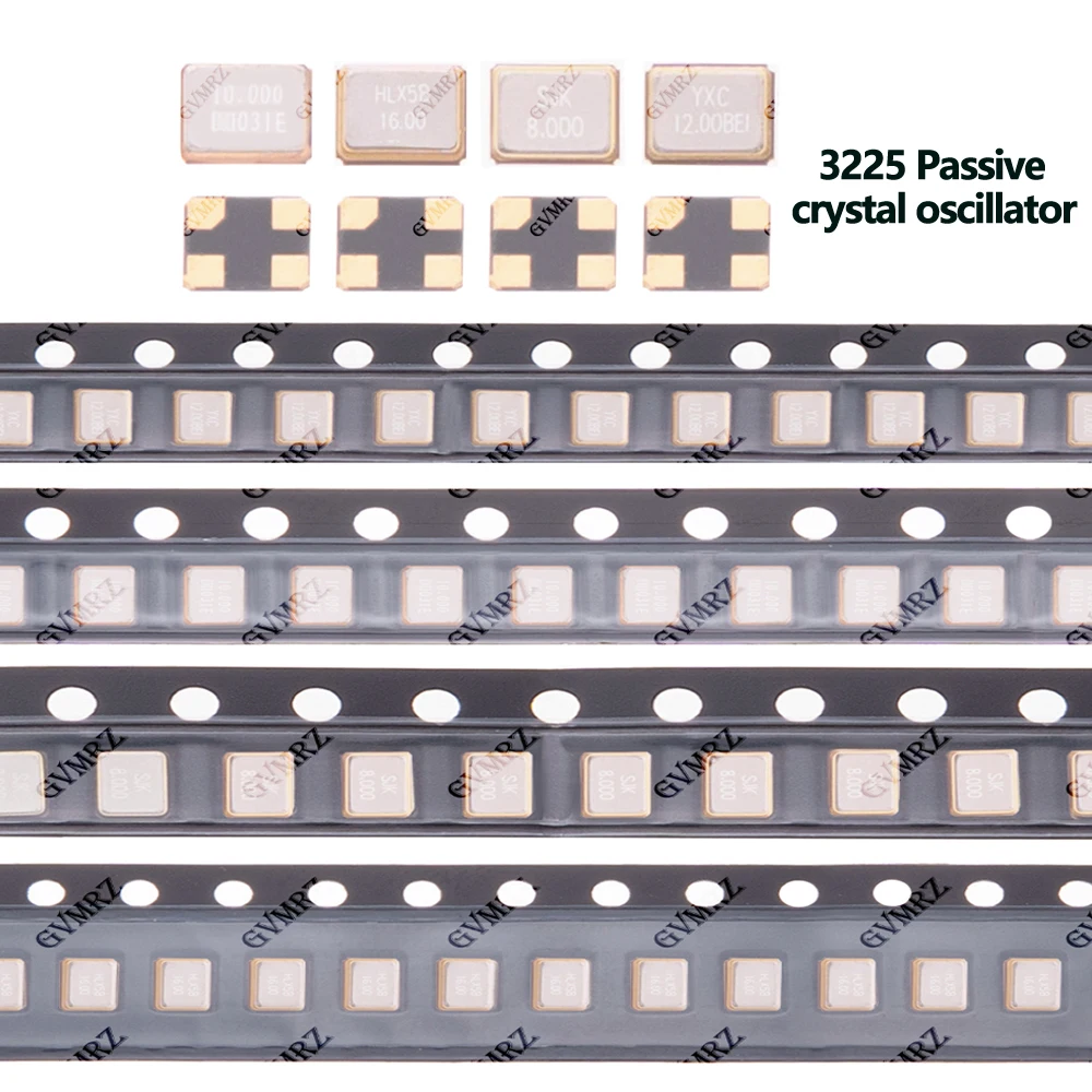 10 Stück 27MHz 30MHz SMD 4P 3225 Passiver Quarzoszillator 8MHz 16MHz 20MHz 24MHz 25MHz 26MHz Image