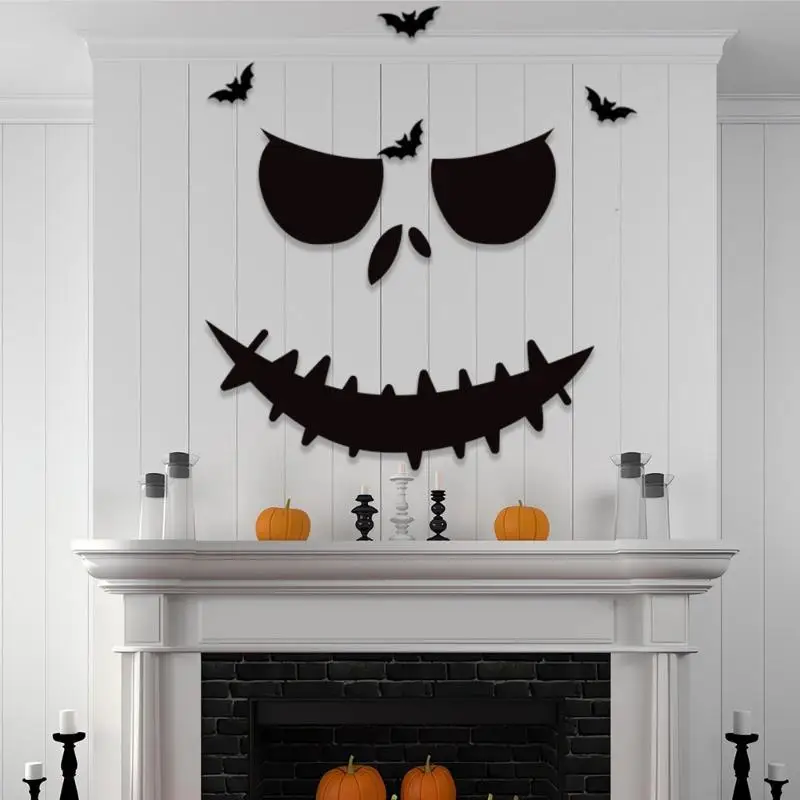 Kreatives Design Halloween Tür Dekor Aufkleber Böse Festival Dekorieren Wandaufkleber Geeignet Feiern Party Dekor Zubehör Image
