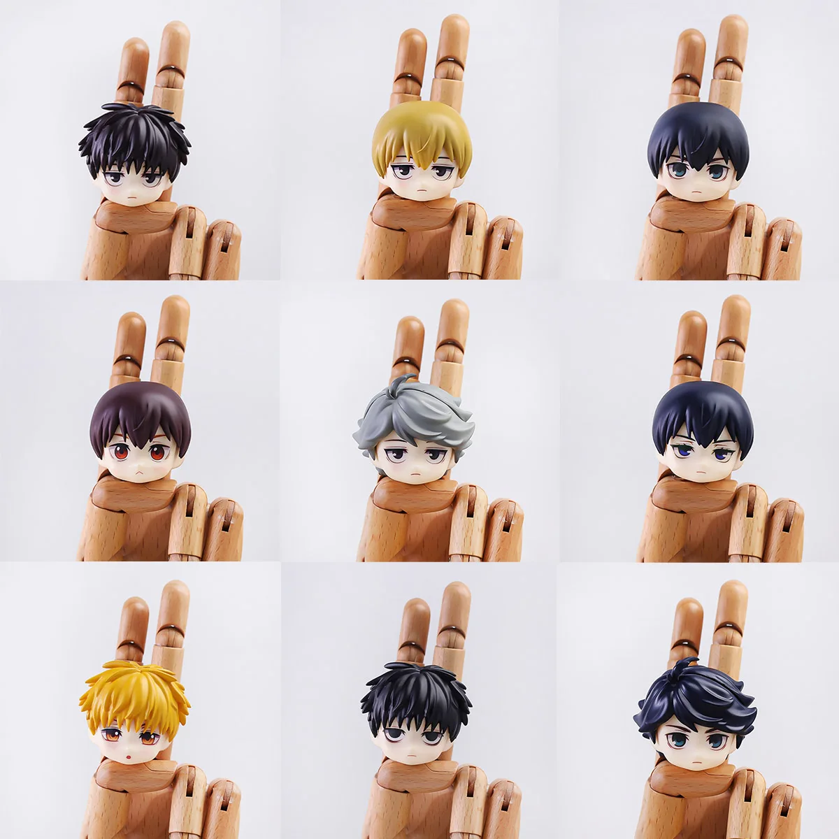 Ob11 Puppe Kunststoff Haar Ersatz Puppe Haar Kopf Form Zubehör Für Obitsu11 Gsc Körper 1/12 Bjd Kopf Shell Puppe Körper junge Mädchen
