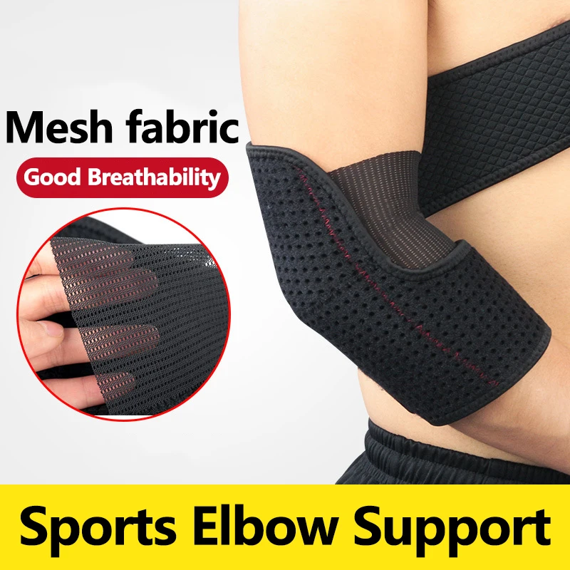 1 pièces sport coudière soutien pansement respirant coudières basket-ball volley-ball gymnase réglable sport sécurité bras manchon coussinets
